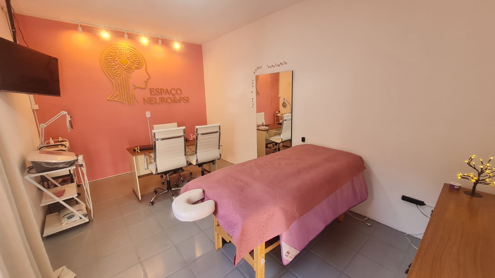 Recepção acolhedora